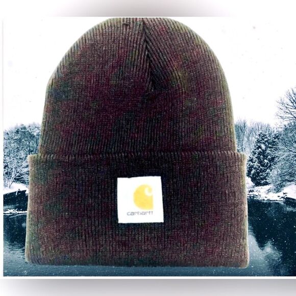 Carhartt Uni-sex Acrylic Short Watch Cuffed Beanie Winter Knit - Picture 1 of 4